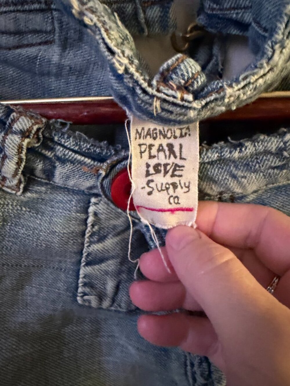 Magnolia Pearl Embroidered Lace Miner Denims - Picture 7 of 11